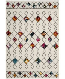 Safavieh Fiesta Cream And Multi 4' X 6' Area Rug