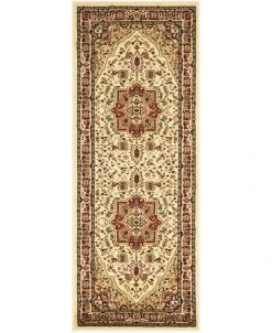 Safavieh Lyndhurst Ivory And Red 2'3 X 18' Runner Area Rug