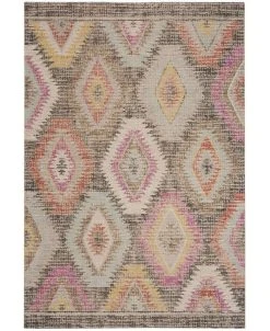 Safavieh Montage Gray And Multi 3' X 5' Area Rug
