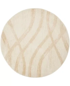Safavieh Adirondack Cream And Champagne 8' X 8' Round Area Rug