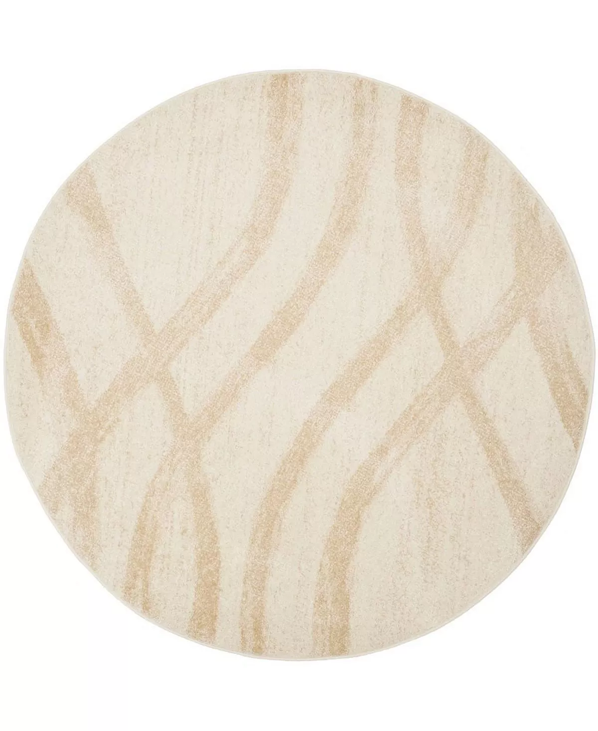 Safavieh Adirondack Cream And Champagne 8' X 8' Round Area Rug 3 Safavieh Adirondack Cream And Champagne 8' X 8' Round Area Rug