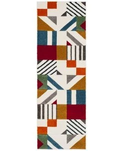 Safavieh Hollywood Ivory And Peacock Blue 2'3 X 10' Sisal Weave Runner Area Rug