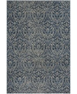 Safavieh Brentwood Navy And Light Gray 8' X 10' Area Rug