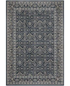 Safavieh Brentwood Navy And Light Gray 8' X 10' Sisal Weave Area Rug