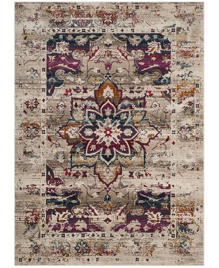 Safavieh Baldwin Cream And Fuchsia 10' X 14' Area Rug 3 Safavieh Baldwin Cream And Fuchsia 10' X 14' Area Rug