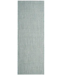 Safavieh Courtyard Light Blue And Light Grey 2'3 X 14' Sisal Weave Runner Area Rug -Chic Home Store 11824510 fpx