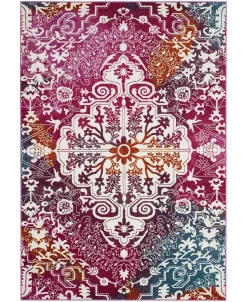 Safavieh Watercolor Ivory And Fuchsia 8' X 10' Area Rug -Chic Home Store 11828137 fpx
