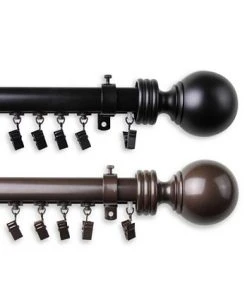 Rod Desyne Sphere Contemporary Traverse Rod 86-120 Inch 10 Rod Desyne Sphere Contemporary Traverse Rod 86-120 Inch -Chic Home Store 11863715 fpx