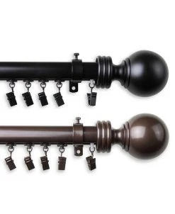 Rod Desyne Sphere Contemporary Traverse Rod 86-120 Inch 12 Rod Desyne Sphere Contemporary Traverse Rod 86-120 Inch -Chic Home Store 11863719 fpx