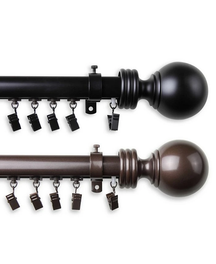 Rod Desyne Sphere Contemporary Traverse Rod 86-120 Inch 6 Rod Desyne Sphere Contemporary Traverse Rod 86-120 Inch - Image 4