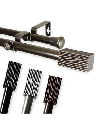 Rod Desyne Alder Double Curtain Rod 13/16 Inch Dia 48-84 Inch 5 Rod Desyne Alder Double Curtain Rod 13/16 Inch Dia 48-84 Inch - Image 3