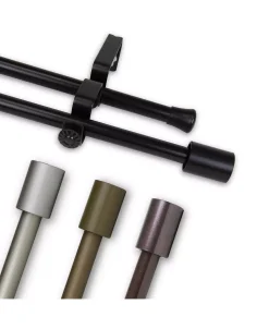 Rod Desyne Nora Double Curtain Rod 0.625 Diameter 84 - 120 18 Rod Desyne Nora Double Curtain Rod 0.625 Diameter 84 - 120 -Chic Home Store 11863811 fpx