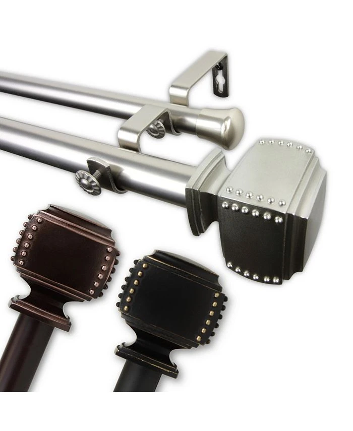 Rod Desyne Bennett Double Curtain Rod 1 OD 160-240 Inch 6 Rod Desyne Bennett Double Curtain Rod 1 OD 160-240 Inch - Image 4