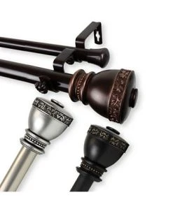 Rod Desyne Laney Double Curtain Rod 1 OD 48-84 Inch -Chic Home Store 11864298 fpx