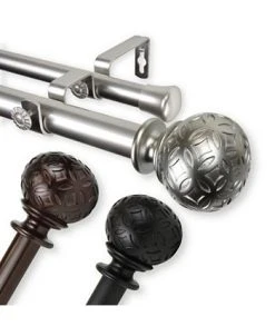 Rod Desyne Odelia Double Curtain Rod 1 OD 48-84 Inch 18 Rod Desyne Odelia Double Curtain Rod 1 OD 48-84 Inch -Chic Home Store 11864333 fpx