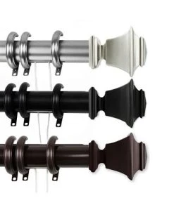 Rod Desyne Bach Decorative Traverse Rod W/ Rings 48- 84 -Chic Home Store 11864583 fpx