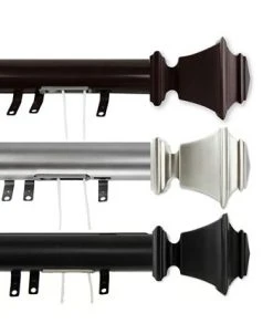 Rod Desyne Bach Decorative Traverse Rod W/ Sliders 48- 84 -Chic Home Store 11864595 fpx