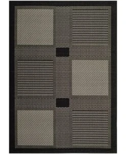 Safavieh Courtyard Black And Sand 2' X 3'7 Sisal Weave Area Rug -Chic Home Store 11977876 fpx