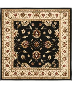Safavieh Lyndhurst Black And Ivory 6'7 X 6'7 Square Area Rug