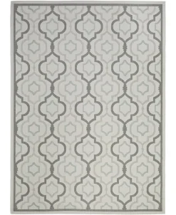 Safavieh Courtyard Light Gray And Anthracite 8' X 11' Sisal Weave Area Rug
