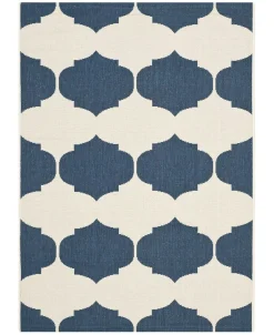 Safavieh Courtyard Beige And Navy 5'3 X 7'7 Area Rug -Chic Home Store 11981787 fpx