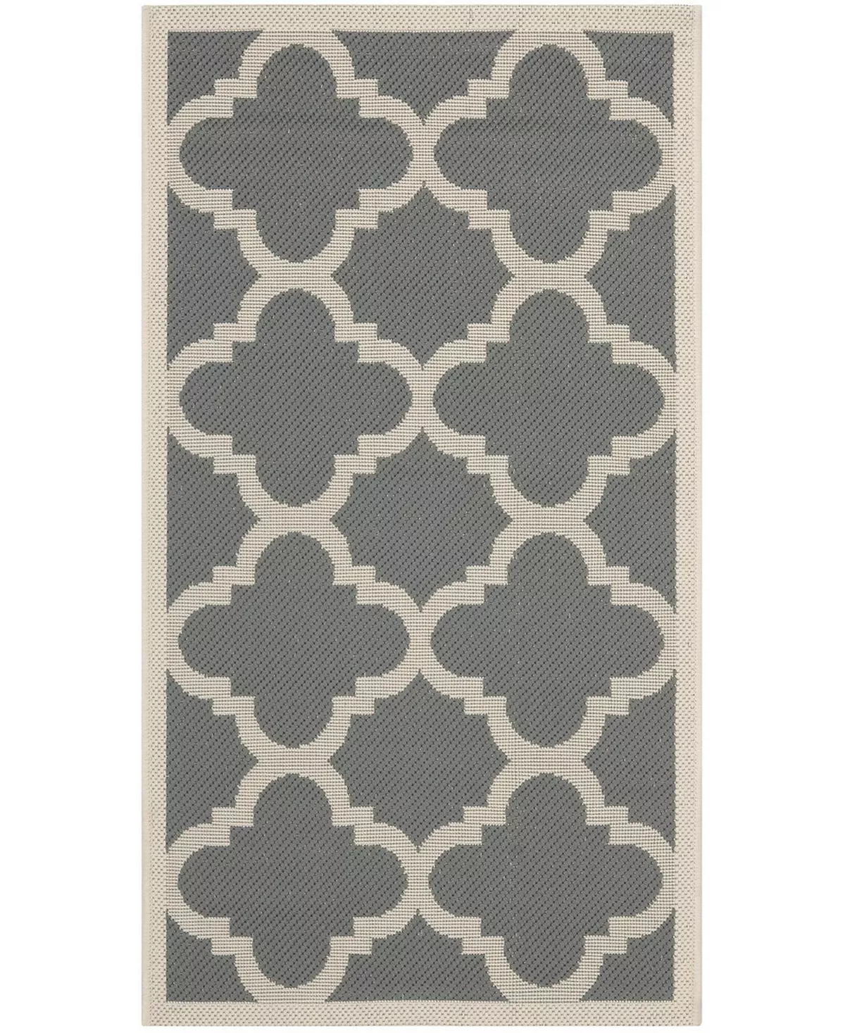 Safavieh Courtyard Gray And Beige 2' X 3'7 Sisal Weave Area Rug 4 Safavieh Courtyard Gray And Beige 2' X 3'7 Sisal Weave Area Rug - Image 2