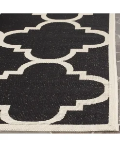 Safavieh Courtyard Black And Beige 5'3 X 7'7 Sisal Weave Area Rug -Chic Home Store 11982643 fpx