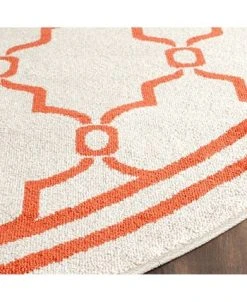 Safavieh Amherst Beige And Orange 7' X 7' Round Area Rug -Chic Home Store 11983893 fpx