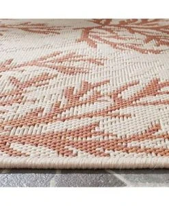 Safavieh Courtyard Beige And Terracotta 8' X 11' Sisal Weave Area Rug -Chic Home Store 11985403 fpx
