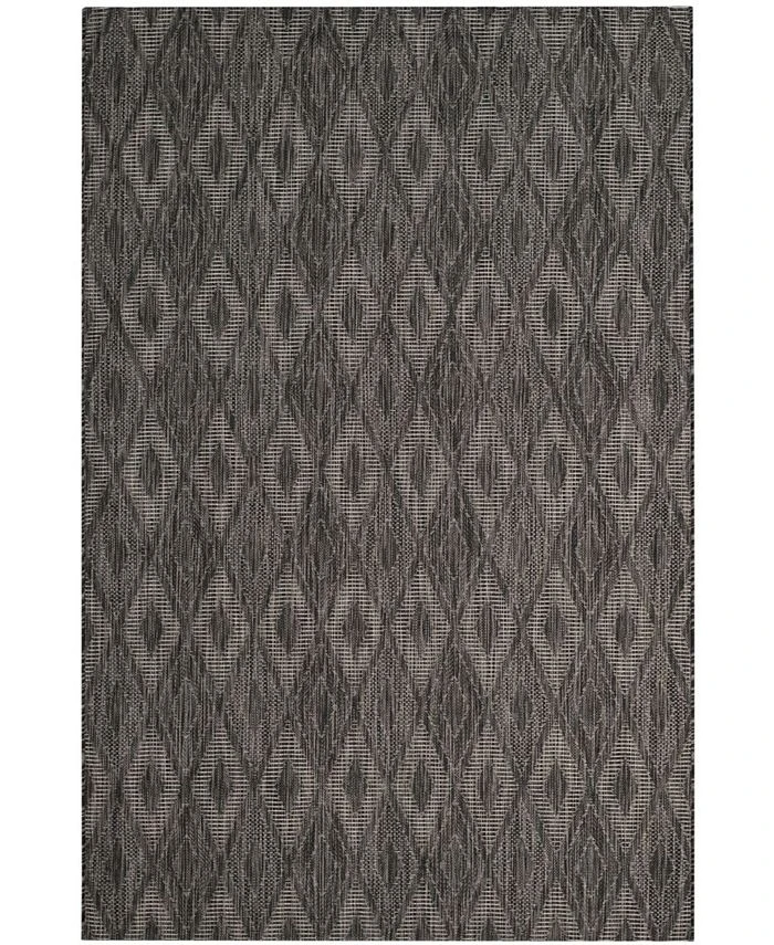 Safavieh Courtyard Black 4' X 5'7 Area Rug 3 Safavieh Courtyard Black 4' X 5'7 Area Rug