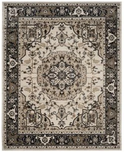 Safavieh Lyndhurst Cream And Navy 9' X 12' Area Rug