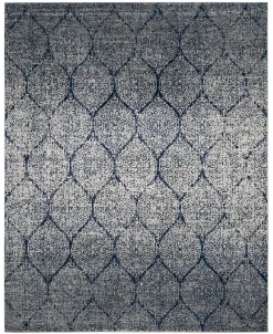 Safavieh Madison Navy And Silver 8' X 10' Area Rug