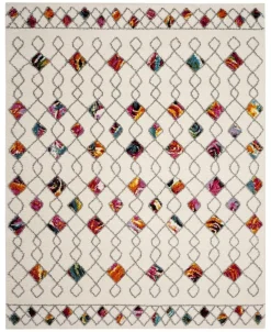 Safavieh Fiesta Cream And Multi 9' X 12' Area Rug