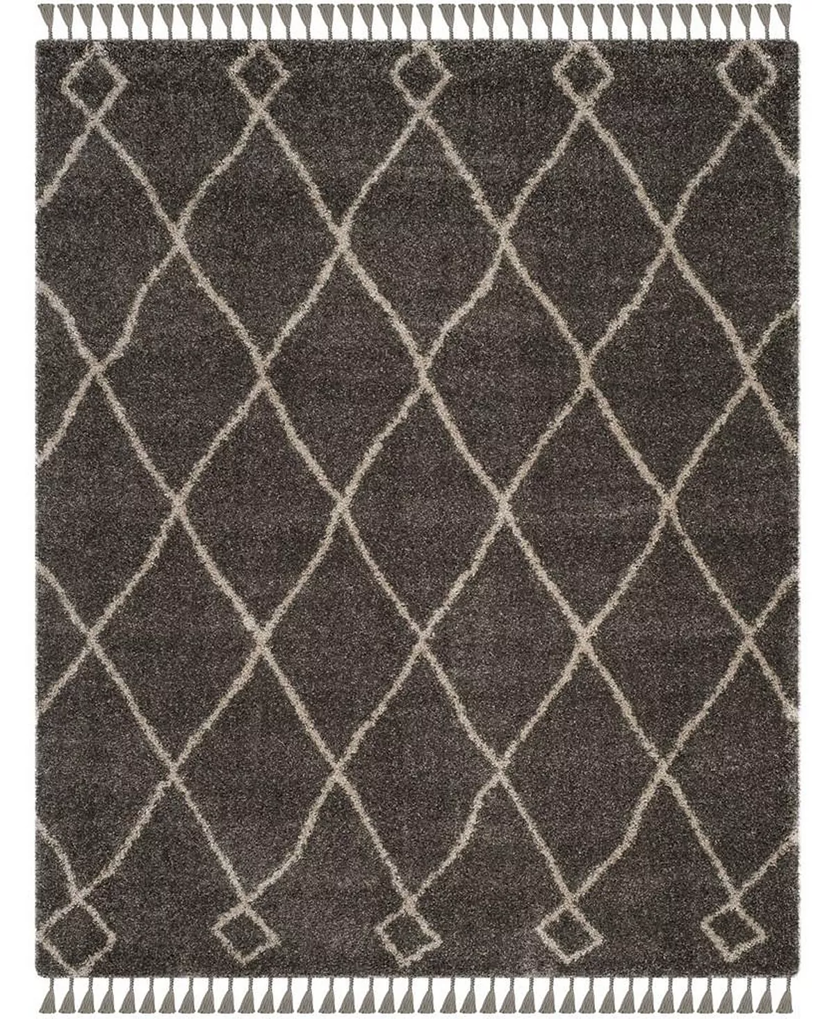 Safavieh Moroccan Fringe Shag 8' X 10' Area Rug 5 Safavieh Moroccan Fringe Shag 8' X 10' Area Rug - Image 3