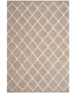 Safavieh Adriana Shag Beige And Cream 4' X 6' Area Rug