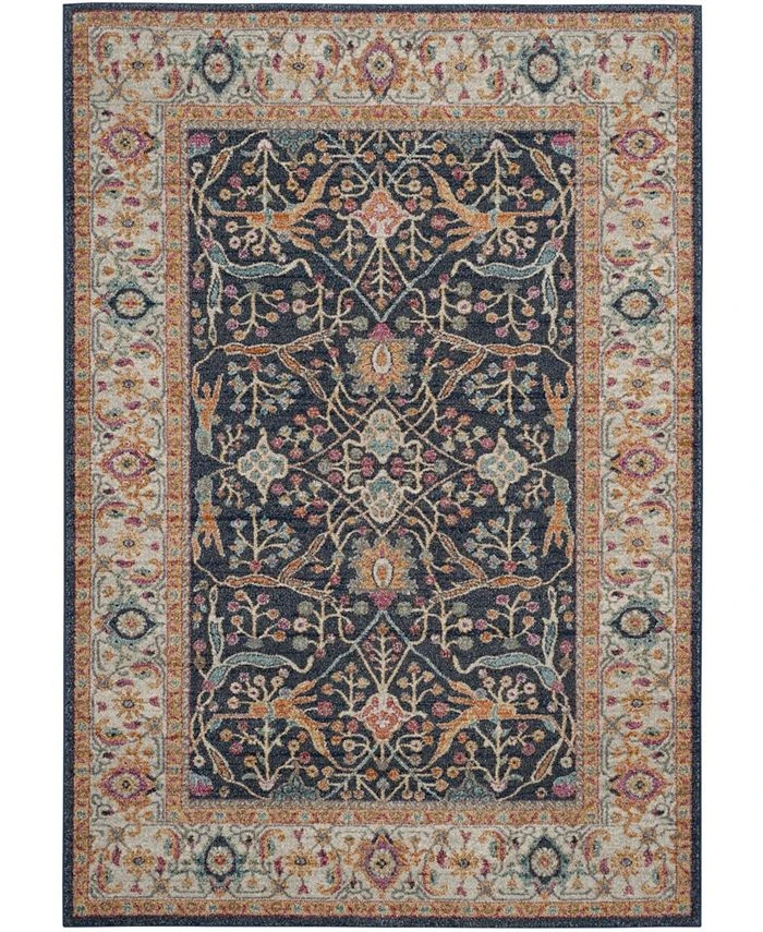 Safavieh Madison Navy And Creme 10' X 14' Area Rug 3 Safavieh Madison Navy And Creme 10' X 14' Area Rug