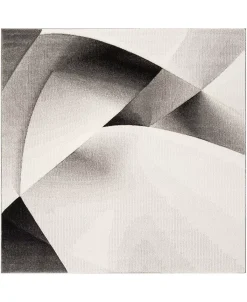 Safavieh Hollywood Gray And Dark Gray 5'3 X 5'3 Sisal Weave Square Area Rug -Chic Home Store 11998739 fpx