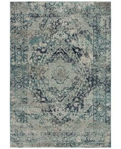 Safavieh Madison Ivory And Blue 6' X 9' Sisal Weave Area Rug