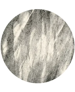 Safavieh Retro Gray And Ivory 6' X 6' Round Area Rug -Chic Home Store 12006245 fpx