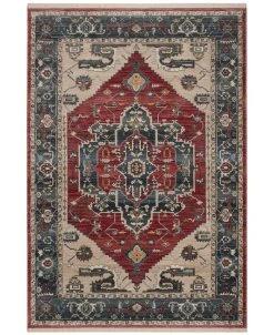 Safavieh Vintage Persian Red And Blue 6' X 9' Area Rug