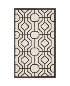 Safavieh Amherst Ivory And Brown 3' X 5' Area Rug