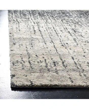 Safavieh Retro Black And Gray 5' X 8' Area Rug 4 Safavieh Retro Black And Gray 5' X 8' Area Rug - Image 2