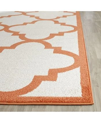 Safavieh Amherst Beige And Orange 5' X 8' Area Rug 4 Safavieh Amherst Beige And Orange 5' X 8' Area Rug - Image 2