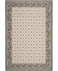 Safavieh Courtyard Beige And Dark Beige 6'7 X 9'6 Sisal Weave Area Rug -Chic Home Store 12019687 fpx