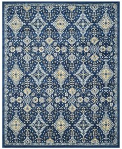 Safavieh Evoke Royal And Ivory 8' X 10' Area Rug