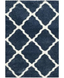 Safavieh Montreal Blue And Ivory 5'3 X 7'6 Area Rug
