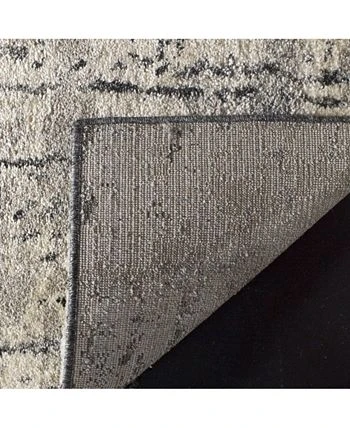 Safavieh Retro Black And Gray 5' X 8' Area Rug 5 Safavieh Retro Black And Gray 5' X 8' Area Rug - Image 3