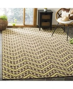 Safavieh Hampton Brown And Ivory 6'7 X 9'6 Area Rug -Chic Home Store 12022771 fpx
