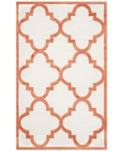 Safavieh Amherst Beige And Orange 5' X 8' Area Rug