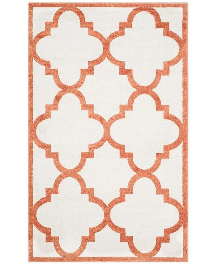 Safavieh Amherst Beige And Orange 5' X 8' Area Rug 3 Safavieh Amherst Beige And Orange 5' X 8' Area Rug